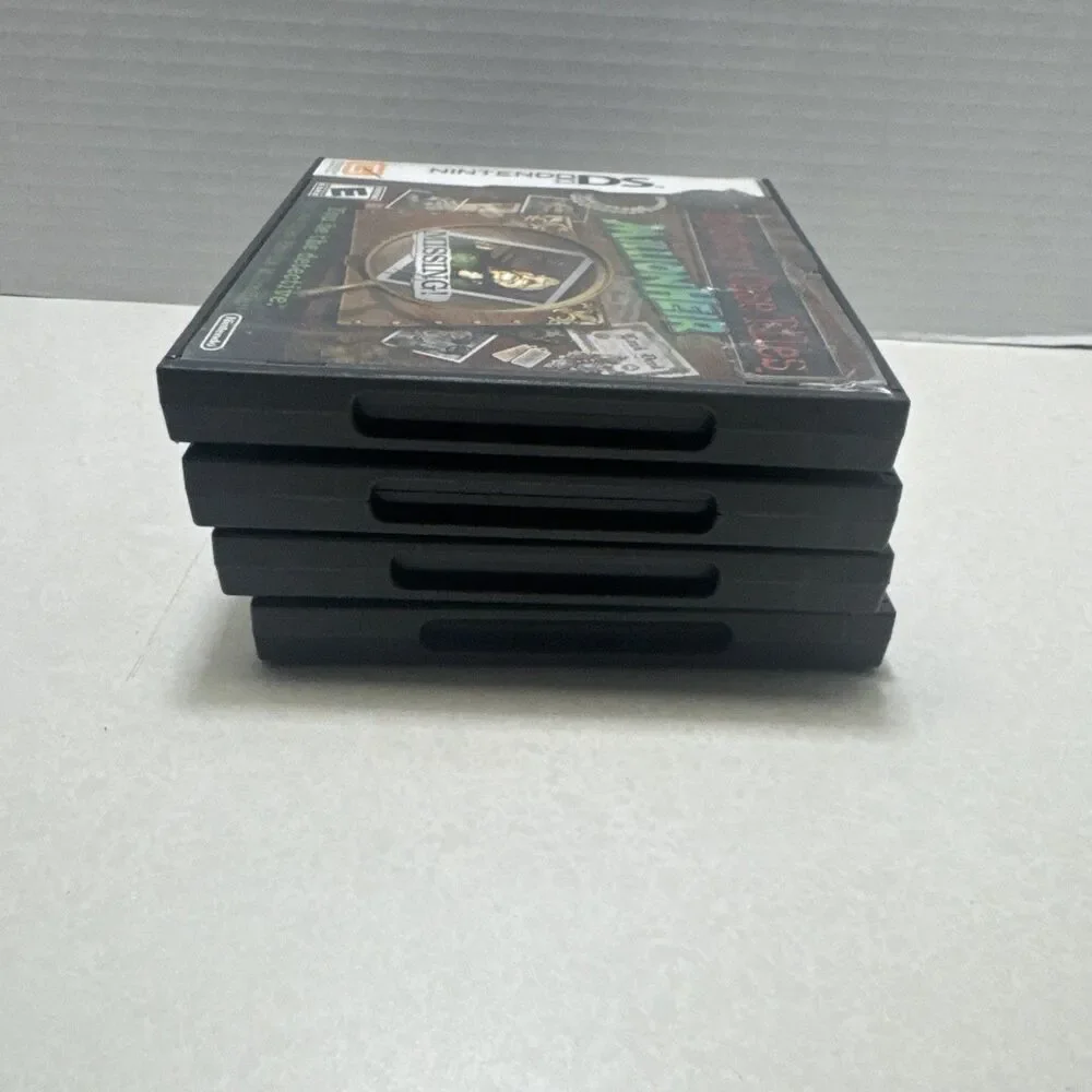 Nintendo DS Lot of 4 Puzzle & Challenge Games - CSI -Brain Age- Scribblenauts